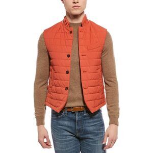 Eleventy Mens  Wool-Blend Puffer Gilet